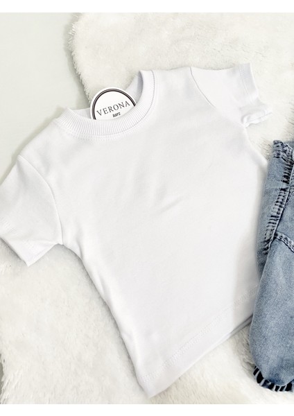 Kız Erkek Bebek Jean Kot Salopet Tulum 2li Set Takım Ayıcık Oyuncaklı Denim Yazlık indirimleri