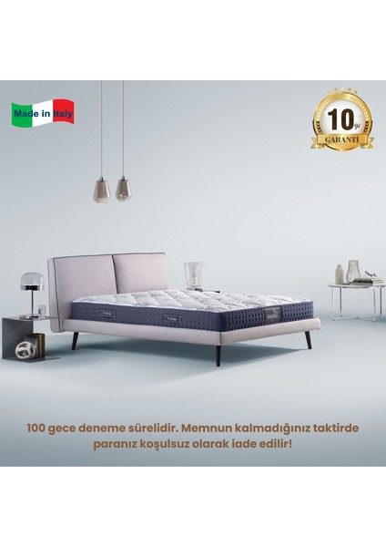 Magnicool 10 Firm 5 Bölge Destekli Ortopedik Memory Foam Yatak | Antı Yapısı ile Lüks ve Sağlığın Buluştuğu Nokta | Made In Italy