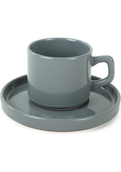 Mixed Stackable Çay Fincan Takımı 12 Parça 6 Kişilik