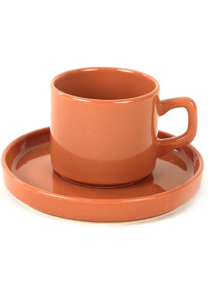 Mixed Stackable Çay Fincan Takımı 12 Parça 6 Kişilik