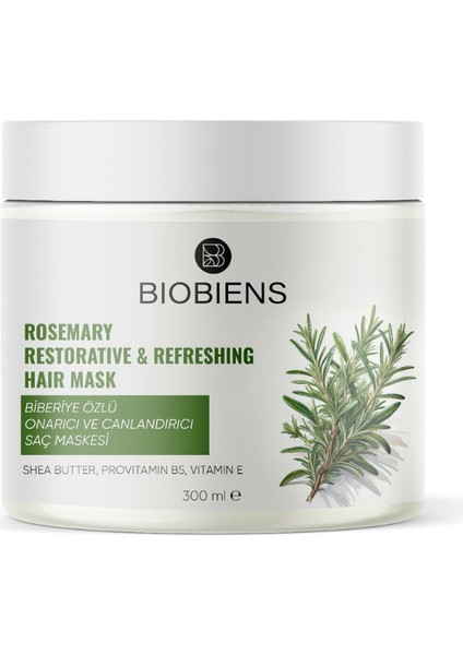 Biberiye Özlü Saç Maskesi 250 ml