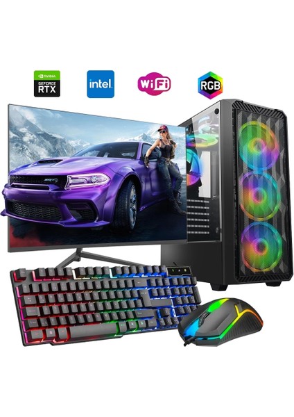 I5 12400F 16GB Ddr4 1tb M2 6gb RTX3050 27" 165HzMon. Oyun Bilgisayarı