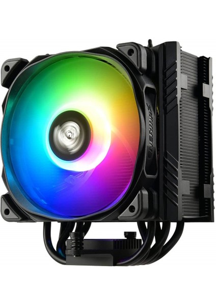 ETS-T50A-BK-ARGB 120MM 5 x 6mm Isı Borulu Intel-Amd Uyumlu Hava Soğutucu