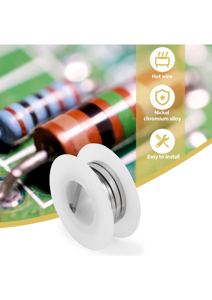 Isıtma Elemanları Için 7.5m 24.6ft 0.2X3MM Nikrom Düz Isıtıcı Teli (Yurt Dışından) fırsatları