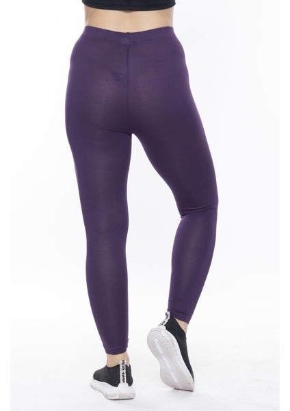 Mor Beli Lastikli Toparlayıcı Tayt fiyatları