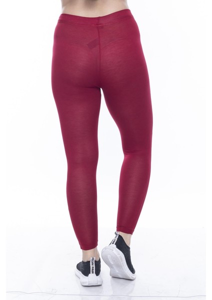 Bordo Beli Lastikli Toparlayıcı Tayt fiyatları