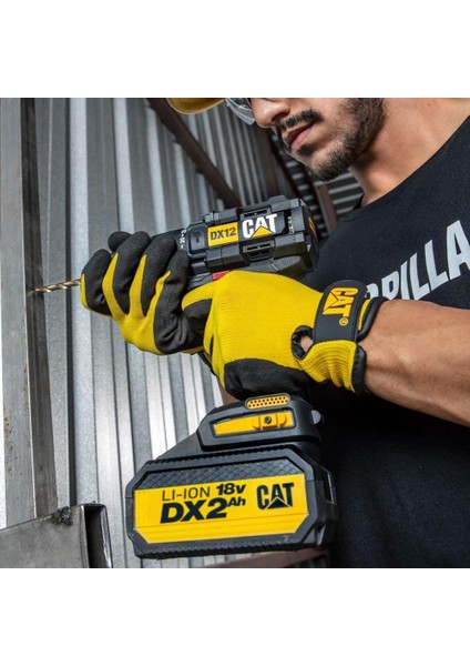 Cat DX12B 18VOLT Kömürsüz Profesyonel Şarjlı Darbeli Matkap (Akü Dahil Değildir)