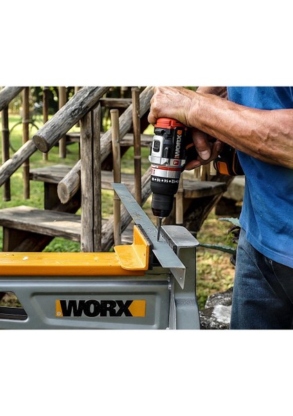 WX354.9C 20VOLT/2.0AH Li-Ion Tek Akülü Kömürsüz Profesyonel Darbeli Şarjlı Matkap
