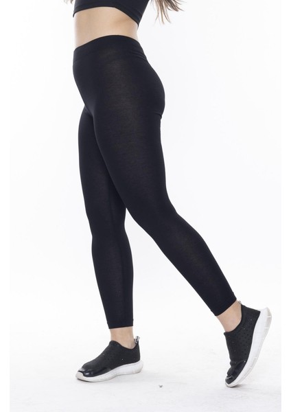 Siyah Beli Lastikli Toparlayıcı Tayt modelleri