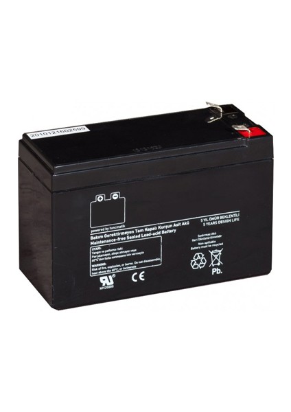 12V 9A Kuru Tip Bakımsız Akü