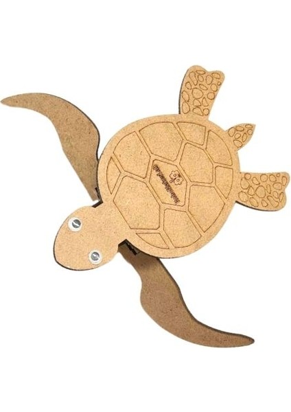 Caretta Eğitici Kendin Yap Hareketli Demonte Ahşap Mdf Stem Bilim Seti