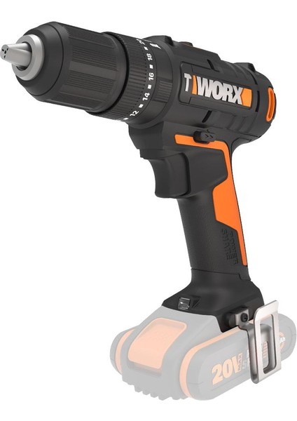 WX370.9 20VOLT Profesyonel Şarjlı Darbeli Matkap (Akü Dahil Değildir)