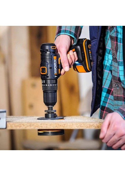 WX370.9 20VOLT Profesyonel Şarjlı Darbeli Matkap (Akü Dahil Değildir)