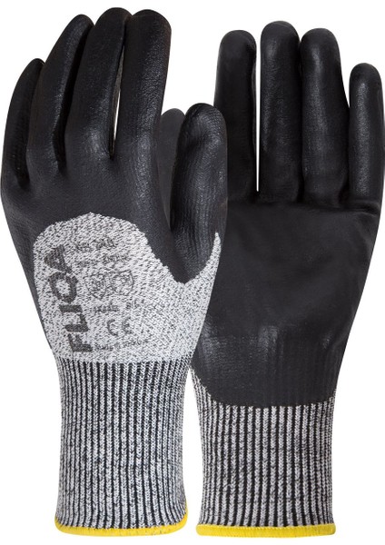 NB-340 Nitril Kaplamalı B Seviyesi Kesilme Dirençli 3/4 Kaplama İş Eldiveni