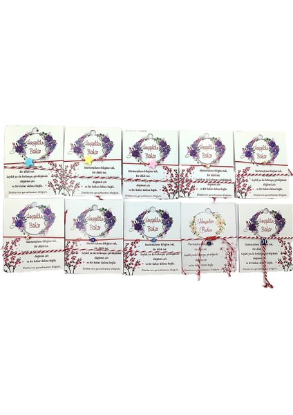 Marteniçka Şans Bilekliği (10'lu Set)