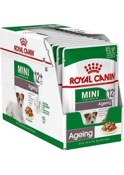 Mini Ageing +12 Küçük Irk Yaşlı Köpek Konservesi 85 GRX12 Adet