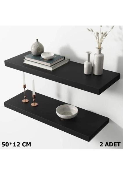 Uçan Raf;duvar Rafı;gizli BAĞLANTI;50 x 12 cm R68