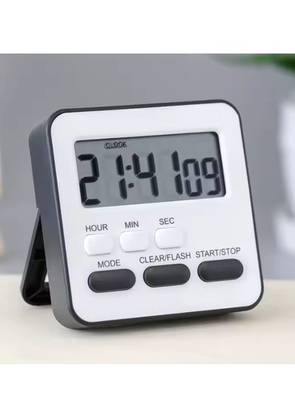 ZK-2206 Alarmlı Dijital Öğrenci Sınav Kronometresi 24 Saat Ileri ve Geri Sayım Kronometresi Saat / Alarm / Kronometre / Mıknatıslı