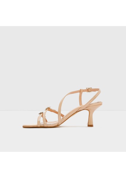 Elıysıa-Tr Sandalet Yüksek Topuklu Sandalet;abiye Sandalet - Bej modelleri