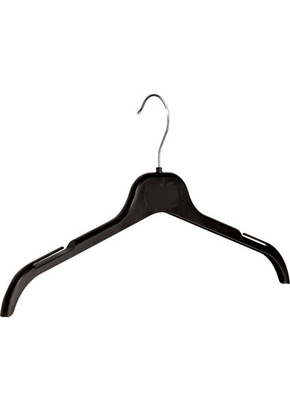 Plastik Elbise Askısı, Gömlek Askısı, T-Shirt Askısı, Siyah Renk, 50 Adet fiyatları
