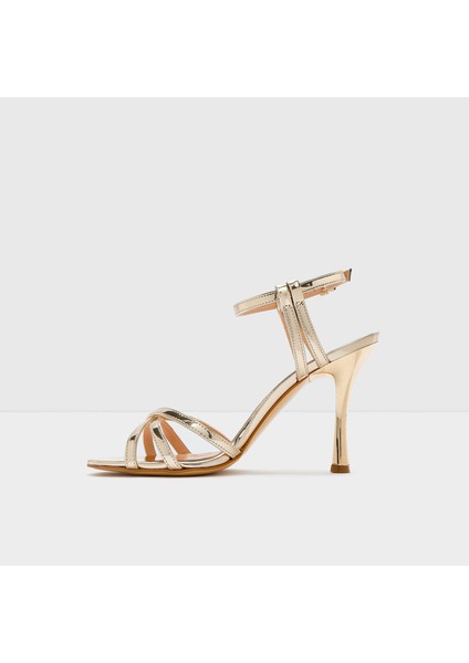 Anıda-Tr Sandalet Yüksek Topuklu Sandalet;abiye Sandalet - Gold modelleri