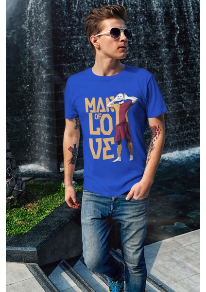 Mauro Futbolcu Man Of Love Forma Baskılı Unisex Tişört Regular Fit T-Shirt fırsatları