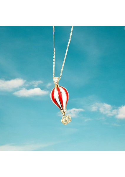 14 Ayar 3.07 Gram Altın Sıcak Hava Balonu Kolye