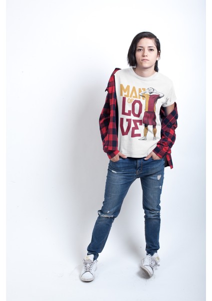 Mauro Futbolcu Man Of Love Forma Baskılı Unisex Tişört Regular Fit T-Shirt fiyatları