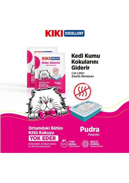 Kedi Koku Giderici Pudra Kokulu 15 Adet - 25 gr