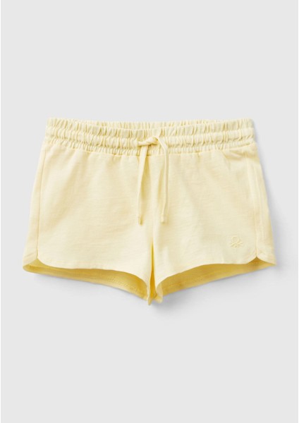 Kadın / Kız Sarı Şort (Model Kodu: 224P3I1XG900N )