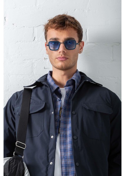 Erkek Önü Cepli Yakalı Slim Fit Ceket Lacivert fırsatları