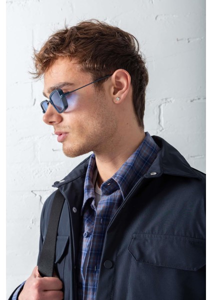 Erkek Önü Cepli Yakalı Slim Fit Ceket Lacivert indirimleri