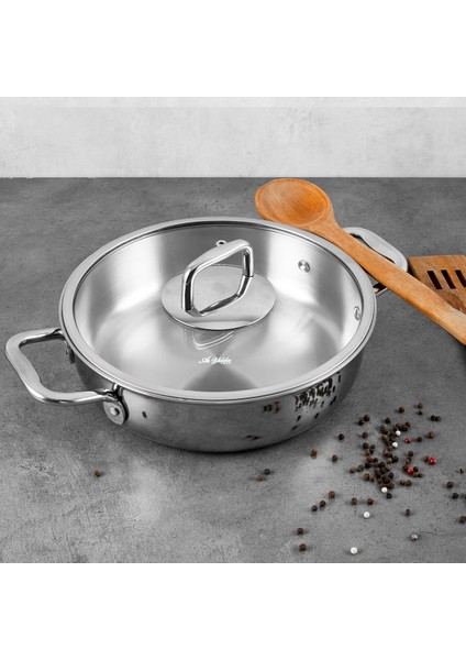 Tekno Kısa Tencere 24 - 6 cm