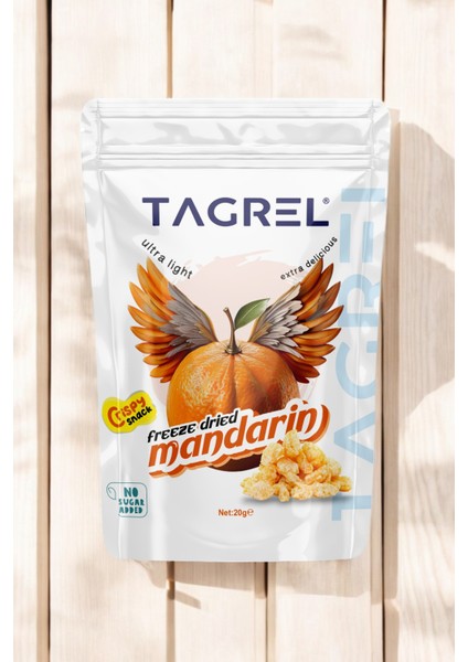 Mandalin Kurusu 20GR. Sağlıklı Atıştırmalık Dondurularak Kurutulmuş - Freeze Dried Mandarin