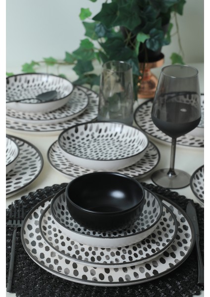 Shadow Nordic Yemek Takımı 24 Parça 6 Kişilik 21434