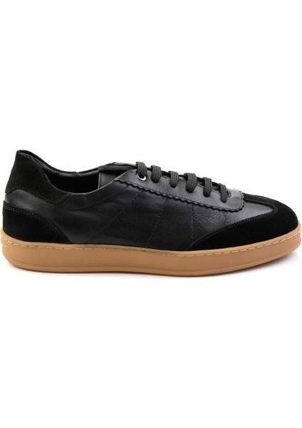 Siyah Leather Erkek Sneaker E01087114702