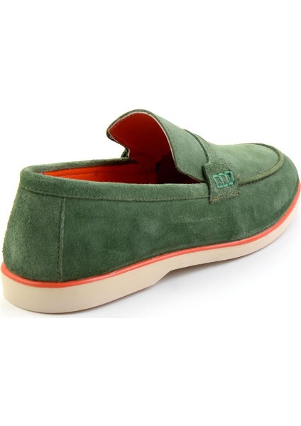 Yeşil Leather Erkek Loafer Ayakkabı E01070240002 modelleri