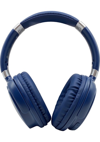 SC-301 Bluetooth 5.3 Kablosuz Kulaküstü Kulaklık - Mavi - DBT004