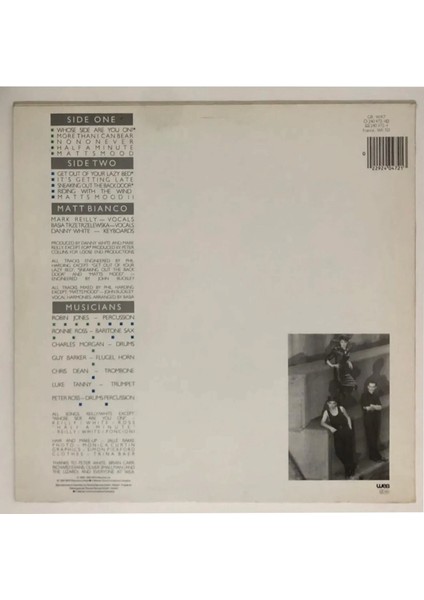 Matt Bianco Whose Side Are You On Lp Plak (Orjinal 1984 Alman Dönem Baskı)