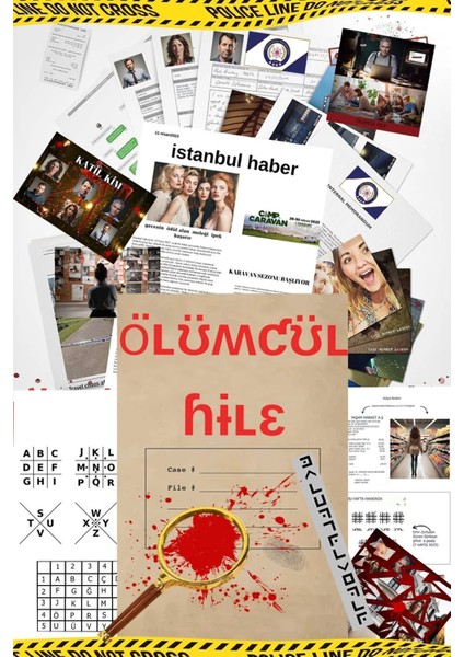 Mybebish Ölümcül Hile Dedektiv Oyunu ve Cinayet Çözme Kutu Oyunu Güven Görkeyi Kim Öldürdü Dedektif Oyunu