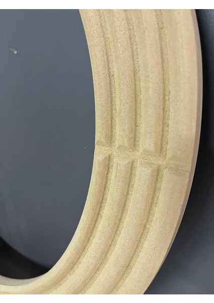 Yuvarlak Ayna Çerçevesi 56 cm Çapında Üç Kanallı fırsatları