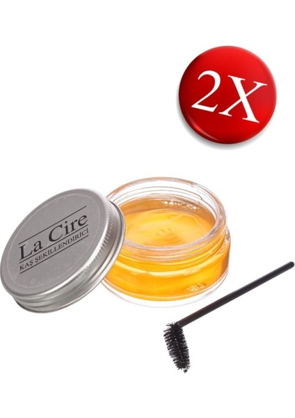 Kaş Şekillendirici Wax 2 Adet Kaş Wax 50 ml LCR001