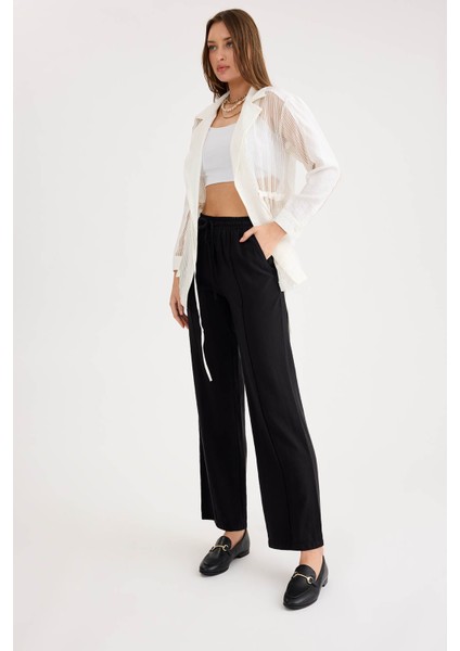 Beli Lastikli Önü Dikiş Detaylı Pantolon fiyatları