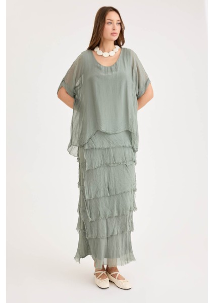 Salaş Uzun Tül Elbise fırsatları