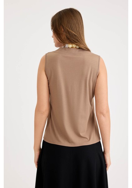 V Yaka Sıfır Kol Bluz fırsatları