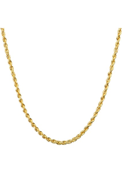 14 Ayar 45 cm İnce Halat Altın Zincir Kolye 1,15 gr