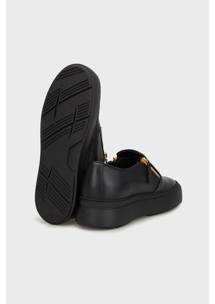 Deri Logolu Kalın Tabanlı Sneaker Ayakkabı Erkek Ayakkabı EU40010 fırsatları