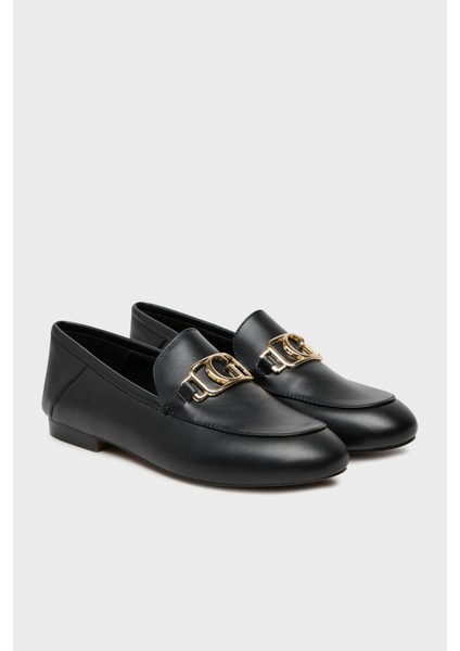 Martynas Logolu Deri Loafer Ayakkabı FLPMARLEA14 Bayan Ayakkabı Flpmar LEA14 Black fiyatları