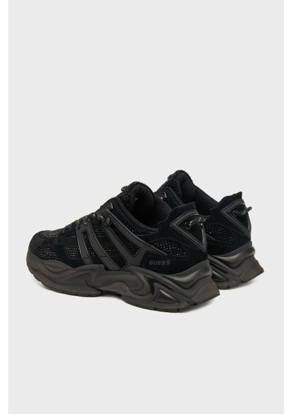 Belluna Taşlı Deri Karışımlı Kalın Taban Sneaker Ayakkabı FLPBLLSUE12 Bayan Ayakkabı Flpbll SUE12 Black