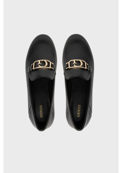 Martynas Logolu Deri Loafer Ayakkabı FLPMARLEA14 Bayan Ayakkabı Flpmar LEA14 Black fırsatları